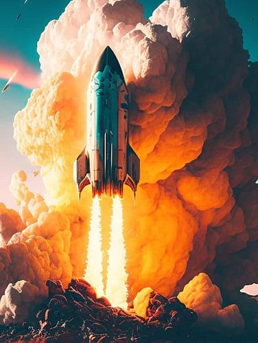 Ruimteschip lancering