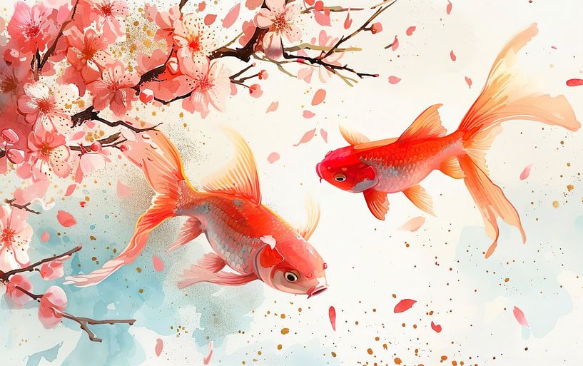 Japanese goldfish by PixelPrestige