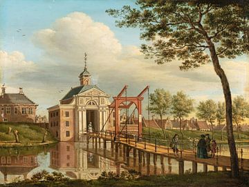 A View Of Marepoort, Leiden, Paulus Constantine la Fargue