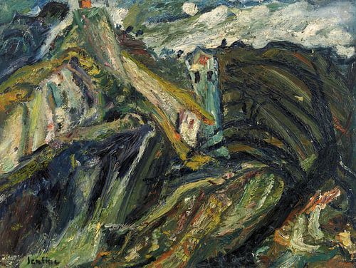Chaim Soutine,Landschap van Zuid-Frankrijk
