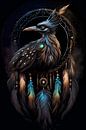 Dreamcatcher Power Animal Racing Koekoek Roadrunner van Creavasis thumbnail