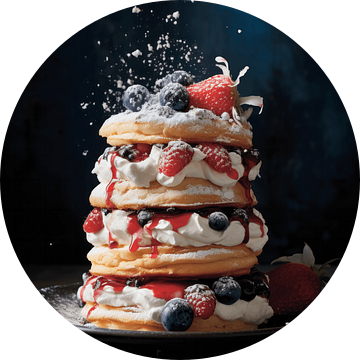 Pancake taartje met fruit van Studio Allee