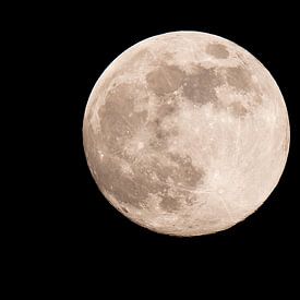 Volle maan van Dennis Bresser