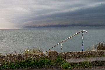Zwaar weer over de Oosterschelde. van Ronald Harmsen