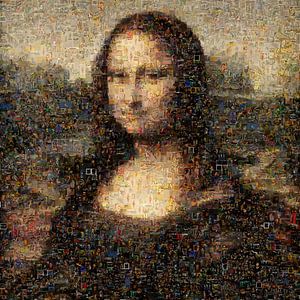 Mona Lisa Mosaik von Atelier Liesjes