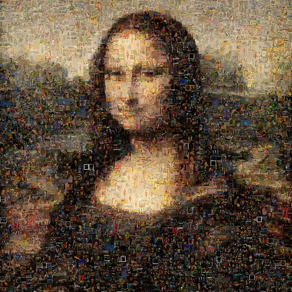 Mona Lisa Mosaic by Atelier Liesjes