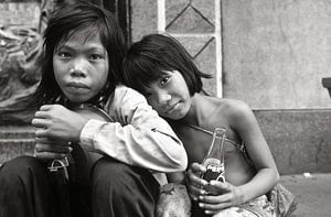 Schwestern aus Kambodscha in den Strassen Saigons
