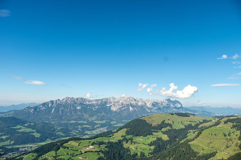 Panorama du Kaisergebirge par Andreas Nägeli