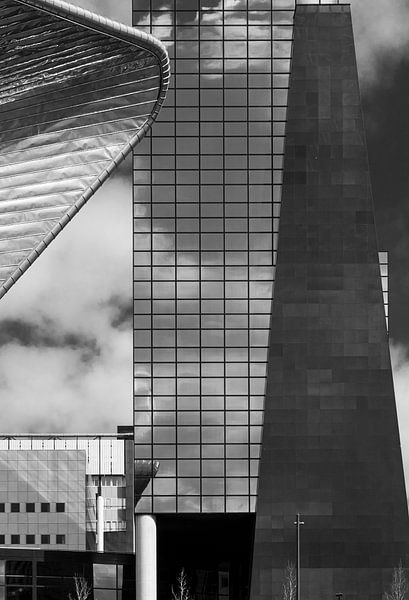 Rotterdam Central Station B&amp;W by Karin van Bylevelt