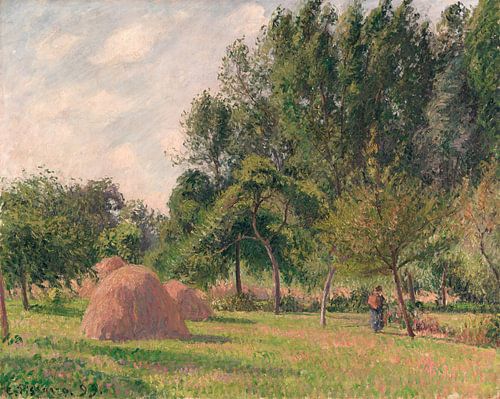 Hooibergen, Ochtend, Eragny, Camille Pissarro