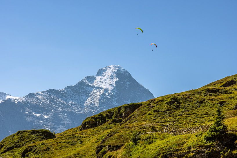 Der Eiger, an einem Sommertag von Reinier Holster