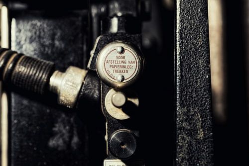 Machine in een drukkerij