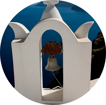 Klokkentoren op Santorini van Angelika Stern