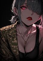 Militair Anime Meisje