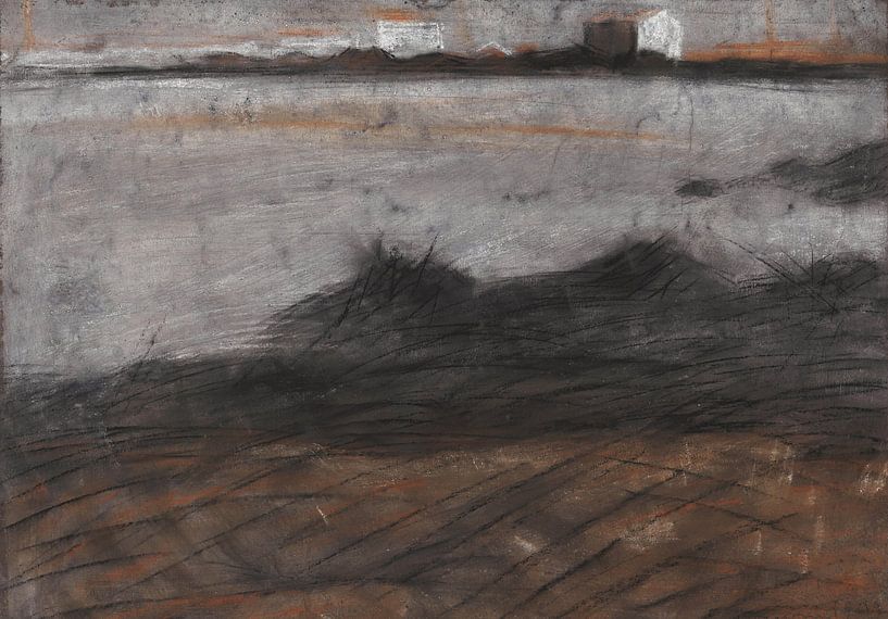 Umberto Boccioni Landschaft von finemasterpiece