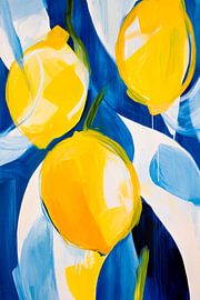 Zitronen Kunst von Poster Art Shop