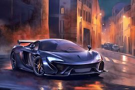 Zwarte McLaren van DeVerviersBelgium