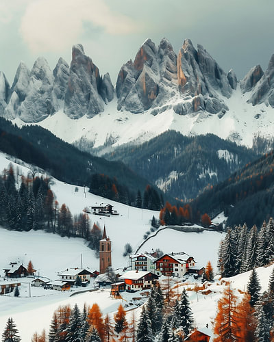 Paysage hivernal