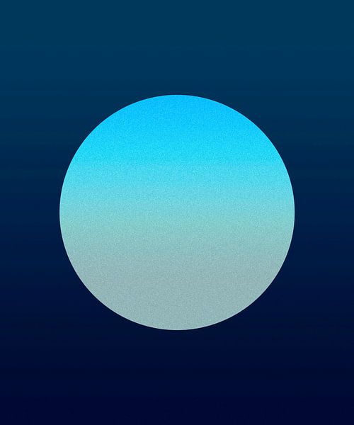 Golden Moon Ombre by Mad Dog Art