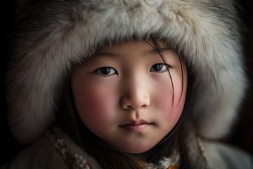 Portrait "Mongolian girl"