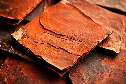 Close-up van terracotta textuur