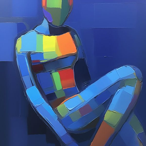 Mosaic of the Self by Color Square