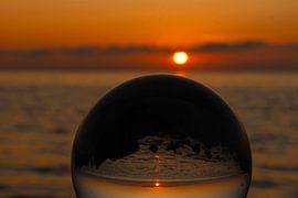 Captured Sunset – Abstract Reflection by Louise Riethoff