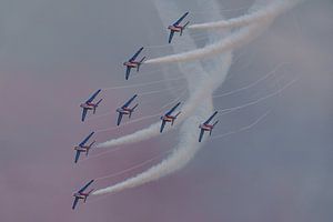 Patrouille de France 2023. von Jaap van den Berg