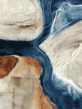 Vom Wasser geformt von Japandi Art Studio