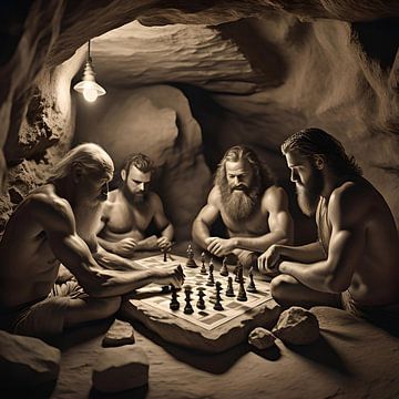 Switching cavemen by Gert-Jan Siesling