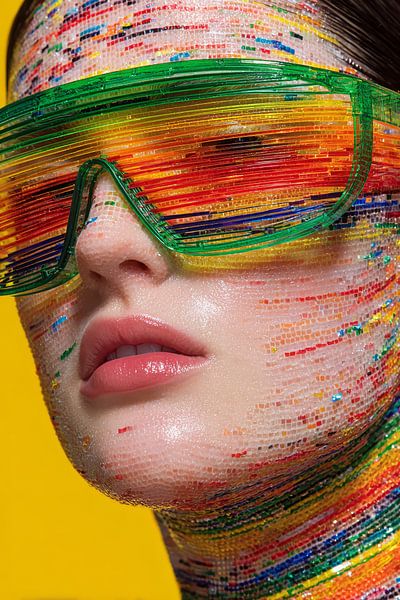 portrait surréaliste d'une femme par Egon Zitter