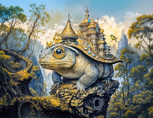 Steampunk castle toad