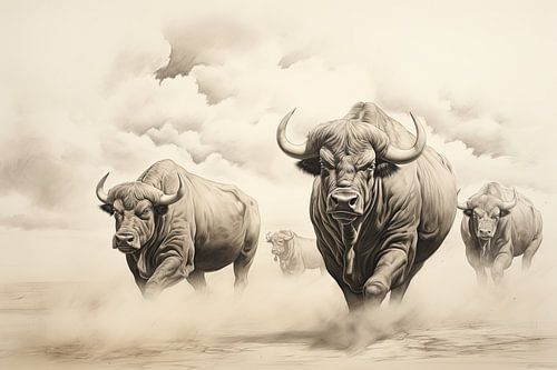 Buffalo by ARTEO Paintings