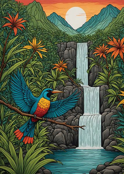 Oiseau volant par Rizal Azhari