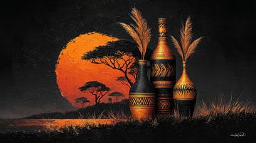 african-black-gold-orange