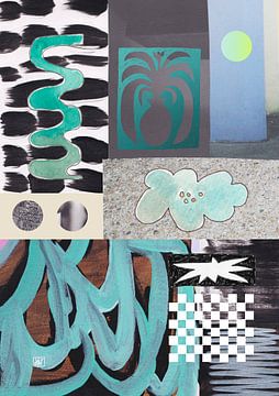 Teal Rising by Henriette Visscher