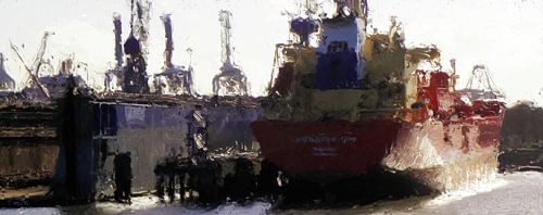 Chantier naval Damen sur Frans Jonker
