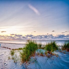 Sonnenuntergang auf Ameland von Sterkenburg Media