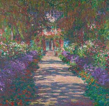 Pathway in Monet's Garden In Giverny, Claude Monet