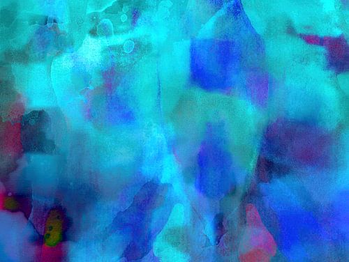 Kosmos Droom Meditatie Teal Blauw