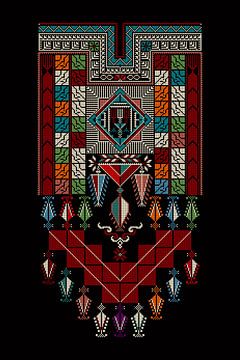 Modèle d'ornement Tatreez 42 sur Richard Laschon