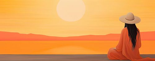 Sunset Silhouette Art