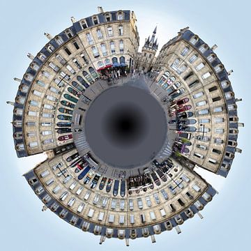 Bordeaux Little Planet Quai Richelieu von Panorama Streetline