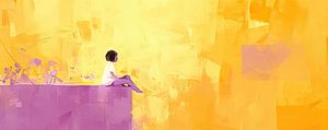 Abstrait avec l'homme