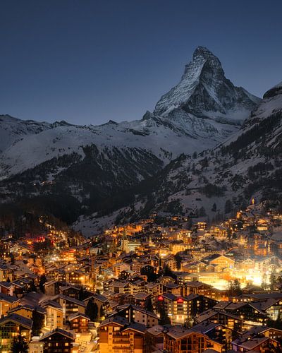 Zermatt met Matterhorn van Philipp Hodel Photography