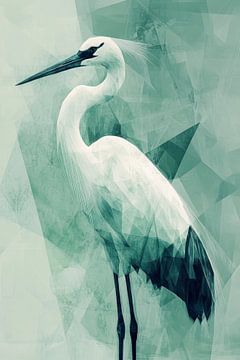 Kristalvormige Gratie van de Kraanvogel van Eva Lee