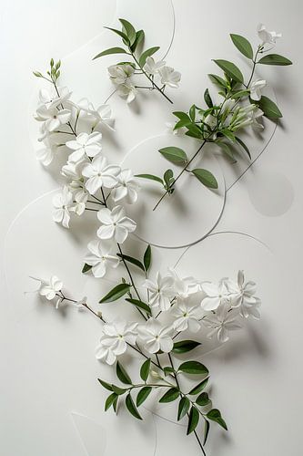 Jasmine - Delicate floral artwork