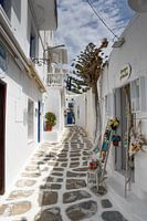 Witte steegjes van Mykonos