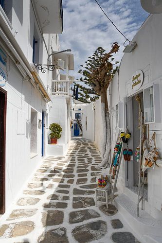 Witte steegjes van Mykonos