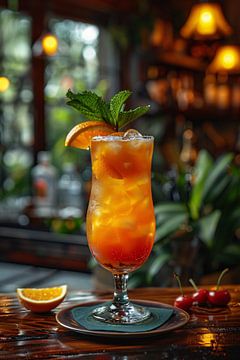 Verfrissende Cocktail met Oranje en Munt van Art & Soul Creations